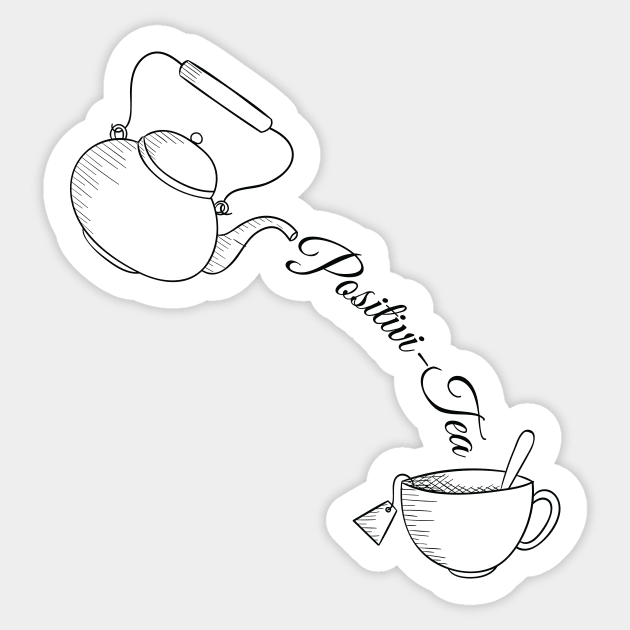 Positivi-Tea Sticker by b34poison